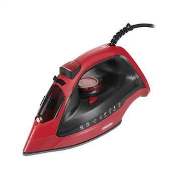 Mesko MS 5031 2400 W glačalo na paru, Kapacitet spremnika za vodu: ml, Kontinuirana para 40 g/min, Funkcija dvostrukog udara pare 70 g/min, Crvena i crna boja