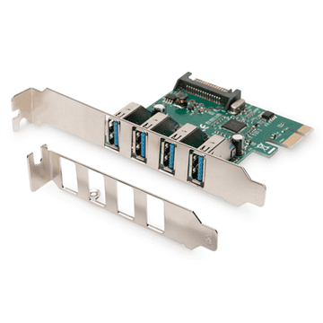 Digitus | USB adapter | USB | USB 2.0 | SuperSpeed USB 3.0 | PCI Express 2.0 x1