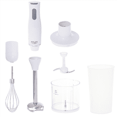 Adler | AD 4620 | 800 W | Set ručnih miksera | Ručni mikser | Broj brzina 2 | Sjeckalica | Bijela
