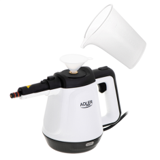 Adler | AD 7038 | Čistač na paru | Snaga 1200 W | Tlak pare 3,5 bara | Kapacitet spremnika za vodu 0,45 L | Bijela/Crna