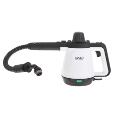 Adler | AD 7038 | Čistač na paru | Snaga 1200 W | Tlak pare 3,5 bara | Kapacitet spremnika za vodu 0,45 L | Bijela/Crna