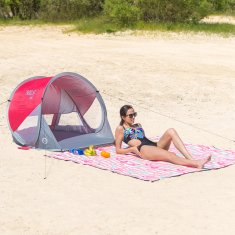 NILS NC3142 CRVENO-SIVI ŠATOR ZA PLAŽU CAMP