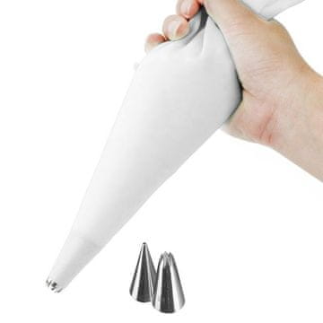 Orion Vrećica za tijesto i silikonski nastavci 30 cm 3 kom.