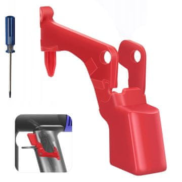 PowerFix Trigger V-Red - Ojačani okidač za Dyson usisavač | V10 | V11 | SV12 | SV14 | Crveni | S TORX odvijačem