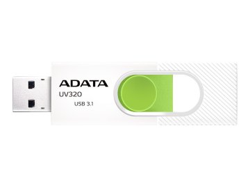 ADATA UV320 128GB 3.2 Gen1 USB Flash Drive bijelo-zelene boje