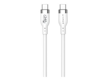 Bijeli USB-C kabel Muški 24-pinski USB-C 2 m Muški 24-pinski USB-C