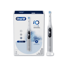 Oral-B | Četkica za zube | iO Serija 6 | Punjiva | Za odrasle | Broj uključenih glava četkice 1 | Broj načina pranja zubi 5 | Siva opal