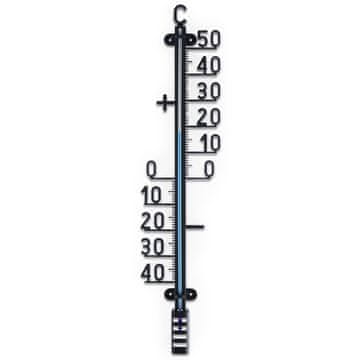 ProGarden Crni vanjski termometar 41 cm