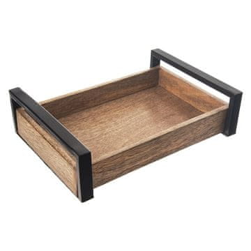 Orion Drveni pladanj za posluživanje MANGO 30,5x22 cm