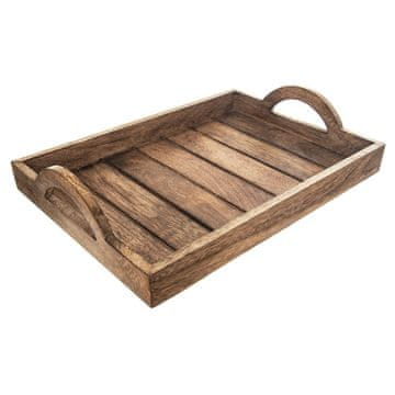 Orion Drveni pladanj za posluživanje MANGO 35,5x25,5 cm