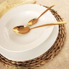 Artemis Duboki tanjur za juhu, porculan, bijeli, klasični, 24,5 cm, 350 ml