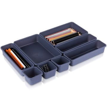 Vilde Grafitni modularni organizator ladica, 8 komada.