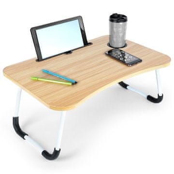 Vilde Sklopivi noćni ormarić za laptop i tablet 61,5x40x26 cm