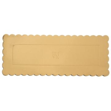 Orion Podloga za tortu, zlatna pravokutna torta 32x12 cm