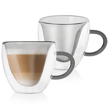 Orion Dvoslojne termo čaše za kavu i čaj DOUBLE 280 ml 2 kom.