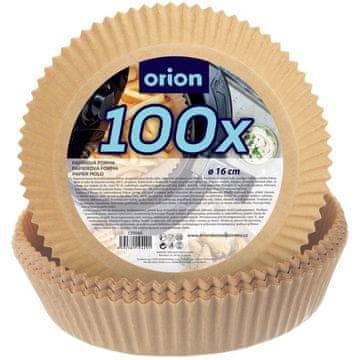 Orion Okrugli papirnati umetak za fritezu na vrući zrak 16 cm 100 kom.