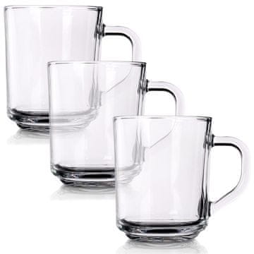 Excellent Houseware Čaše za kavu i čaj 230 ml 3 kom.
