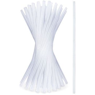 Vilde Prozirne slamke za piće 22 cm 50 kom.