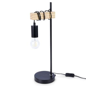 REN Crna stolna lampa 51 cm