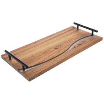 Artemis Deska Taca z Metalowymi Uchwytami do Krojenia do Serwowania Patera 42x20 cm