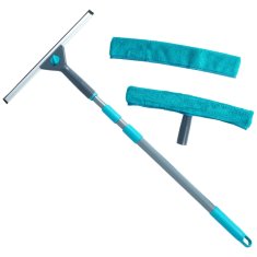 Vilde Teleskopski mop za prozore s gumenom metlicom 57-128 cm, 4 kom.