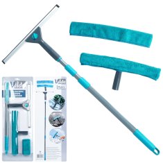Vilde Teleskopski mop za prozore s gumenom metlicom 57-128 cm, 4 kom.