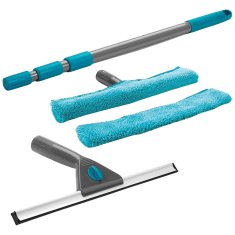 Vilde Teleskopski mop za prozore s gumenom metlicom 57-128 cm, 4 kom.