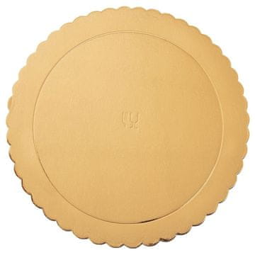 Orion Podloga za tortu, zlatna okrugla torta, 30 cm