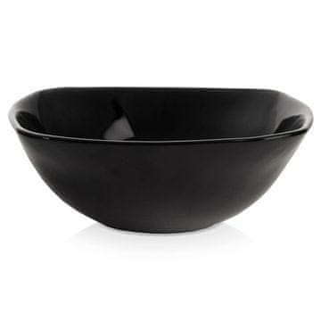 Orion Crna staklena zdjela LUNA 11,5 cm, 190 ml