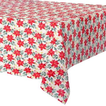 Excellent Houseware Božićni stolnjak otporan na mrlje 220x150 cm