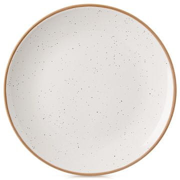 Orion Bež keramički tanjur za večeru, 27 cm