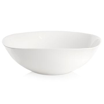 Orion Bijela staklena zdjela LUNA 25 cm, 2 l