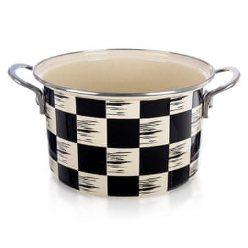 Orion Emajlirani lonac šahovnica 20 cm, 3 l
