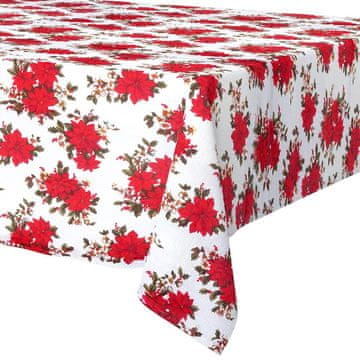 Excellent Houseware Božićni stolnjak otporan na mrlje 180x130 cm