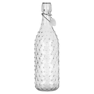 Artemis Staklena boca s plutenom kopčom za vino, liker, sirup, sok 1L