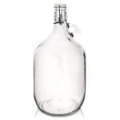 Artemis Staklena boca Carboy Lady s kopčom za vino, liker, mjesečinu, sok 5L