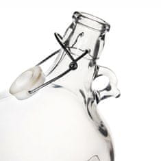 Artemis Staklena boca Carboy Lady s kopčom za vino, liker, mjesečinu, sok 5L