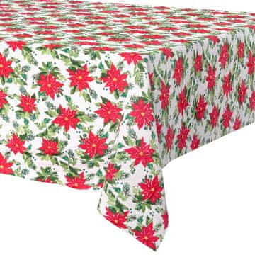 Excellent Houseware Božićni stolnjak otporan na mrlje 220x150 cm
