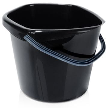 Vilde Crna plastična kanta 10 l