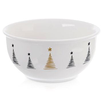 Orion Božićna porculanska zdjela BOŽIĆNO DRVCE 13,5 cm, 560 ml
