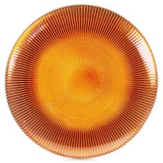 Artemis Jantarni tanjur za večeru, plitki, ravni, za večeru, pladanj za grickalice 28 cm