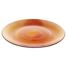 Artemis Jantarni tanjur za večeru, plitki, ravni, za večeru, pladanj za grickalice 28 cm