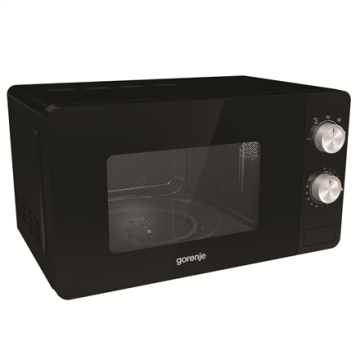 Gorenje | MO20E1B | Mikrovalna pećnica | Samostojeća | 20 L | 800 W | Crna