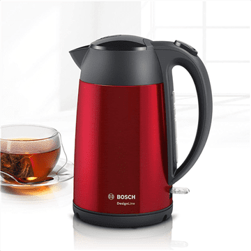 Bosch | Kuhalo za vodu | DesignLine TWK3P424 | Električni | 2400 W | 1,7 L | Nehrđajući čelik | Podnožje okretno za 360° | Ed