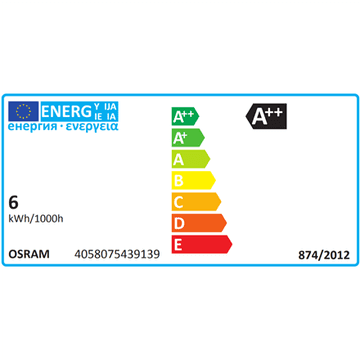Osram | Parathom Classic LED Filament 60 žarulja bez prigušivanja 6W/827 E14 | E14 | 6 W | Toplo bijela