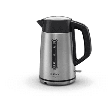 Bosch | Kuhalo za vodu | DesignLine TWK4P440 | Električni | 2400 W | 1,7 L | Nehrđajući čelik | Podnožje okretno za 360° | Nehrđajući čelik/Crna