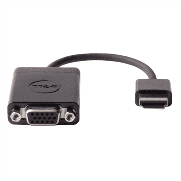 DELL video adapter | 15-pinski HD D-Sub (HD-15) | Ženski | 19-pinski HDMI tip A | Muški | Crni