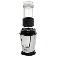Adler | Blender | AD 4081 | Stolni | 800 W | Materijal posude: Plastika bez BPA | Kapacitet posude: 0,57 i 0,4 L | Drobljenje leda | Crna/Nehrđajući čelik