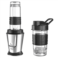 Adler | Blender | AD 4081 | Stolni | 800 W | Materijal posude: Plastika bez BPA | Kapacitet posude: 0,57 i 0,4 L | Drobljenje leda | Crna/Nehrđajući čelik