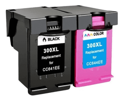 TiskajPoceni Hp 300XL komplet zamjenska tinta CN637EE - crna XL + boja XL - VIŠE Tinte